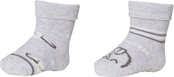 Εικόνα της 2 ΖΕΥΓΗ Ysabel Mora βρεφικές κάλτσες γκρι με πατουσάκια σιλικόνης.