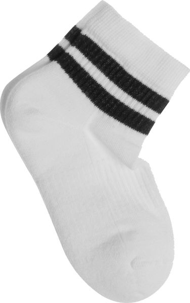 Εικόνα της 2 ΖΕΥΓΗ MeWe Παιδική αθλητική ημίκοντη κάλτσα λευκή με πετσέτα.