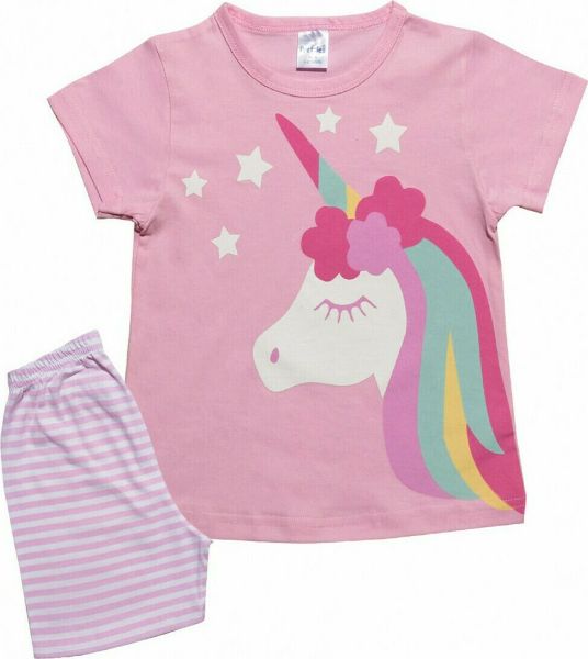 Εικόνα της Pretty Baby Παιδική Πιτζάμα Καλοκαιρινή Ροζ 63122