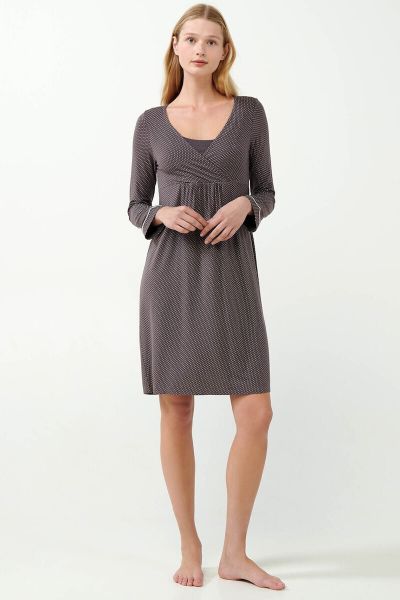 Εικόνα της Χειμερινό Νυχτικό Θηλασμού Vamp 21055 Γκρι