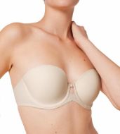 Εικόνα της Triumph Pure Micro WDP Strapless Σουτιέν Ανοιχτό Μπεζ.