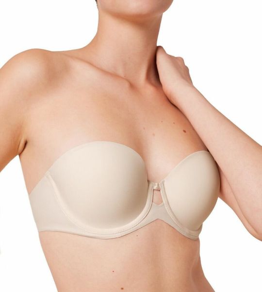 Εικόνα της Triumph Pure Micro WDP Strapless Σουτιέν Ανοιχτό Μπεζ.