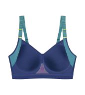 Εικόνα της Triumph Triaction Gravity Lite P EX Μπλε Αθλητικό Σουτιέν Χωρίς Μπανέλα.