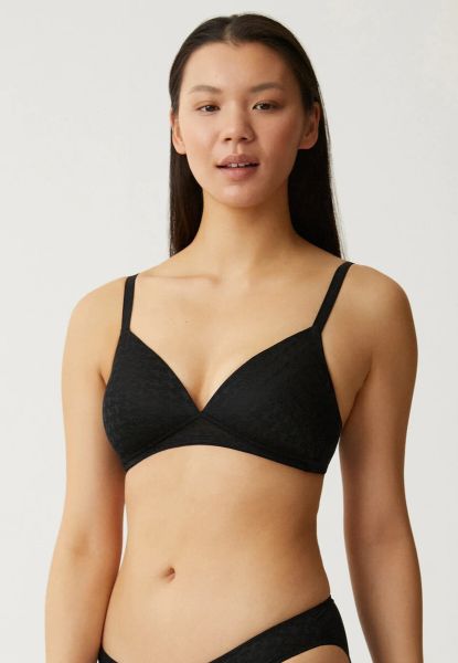 Εικόνα της Naturana μαύρο σουτιέν χωρίς μπανέλα, με ελαφριά επένδυση.