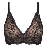 Εικόνα της Triumph Amourette Charm N03 μαύρο με δαντέλα, χωρίς μπανέλα, χωρίς επένδυση.