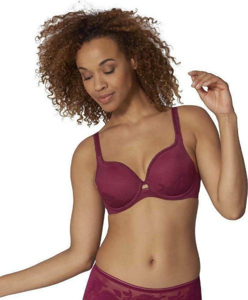 Εικόνα της Triumph Sensation Μπορντό Σουτιέν με μπανέλα & Ελαφριά Επένδυση.