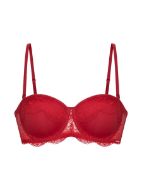 Εικόνα της Dorina Zelina Strapless Κόκκινο Σουτιέν Με Μπανέλα & Ελαφριά Επένδυση.