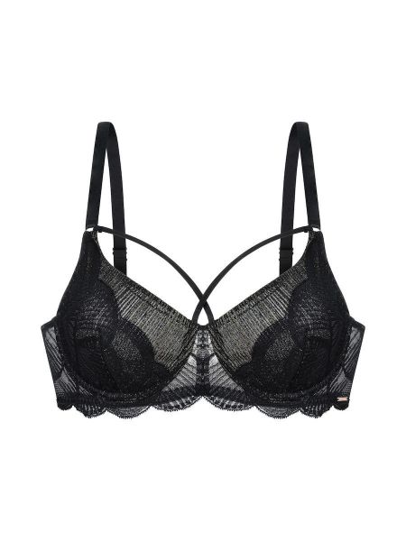 Εικόνα της Dorina Bailey Μαύρο/Χρυσό Σουτιέν Με Μπανέλες.