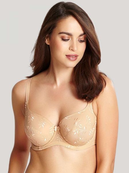 Εικόνα της Panache Tango Μπεζ Σουτιέν Με Μπανέλα & Κέντημα.