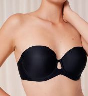 Εικόνα της Triumph Pure Micro WDP Strapless Σουτιέν Ανοιχτό Μαύρο.