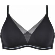 Εικόνα της Naturana μαύρο σουτιέν χωρίς μπανέλα, χωρίς επένδυση.