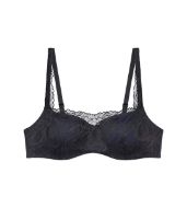 Εικόνα της Triumph Body Make Up Illusion Lace Balconette Μαύρο Σουτιέν Με Μπανέλα & Ελαφριά Επένδυση. (Κωδ.: 10219845-0004