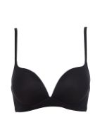 Εικόνα της Lormar Desiderio Reggiseno μαύρο σουτιέν χωρίς μπανέλα, με ενίσχυση.