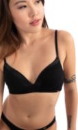 Εικόνα της Dorina Vera Soft-Bra Μαύρο χωρίς μπανέλα, με ελαφριά επένδυση.