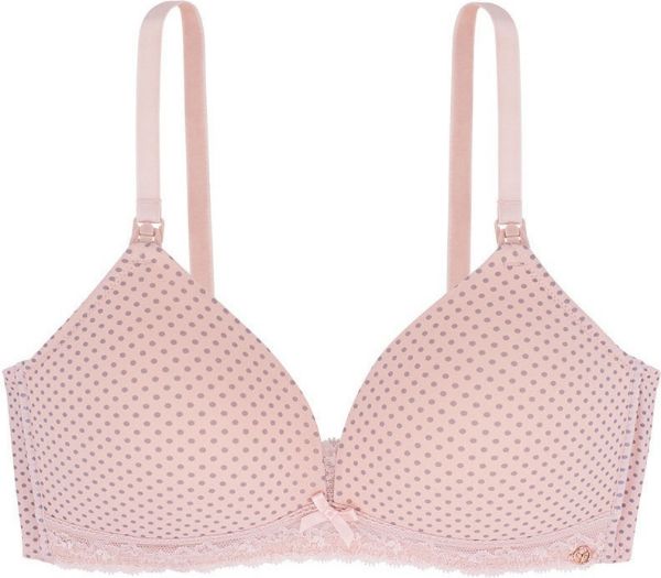 Εικόνα της Dorina Juno Ροζ πουά σουτιέν θηλασμού.
