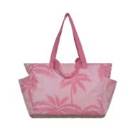 Εικόνα της BLE ΤΣΑΝΤΑ ΥΦΑΣΜΑΤΙΝH ΣΕ ΡΟΖ ΧΡΩΜΑ ΜΕ ΦΟΙΝΙΚΕΣ (60%COTTON 40% POLYESTER) (ΚΩΔ.: 5-42-304-0230)