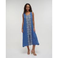 Εικόνα της BLE RESORT COLLECTION ΦΟΡΕΜΑ ΜΑΚΡΥ ΜΠΛΕ ΜΕ ΧΡΥΣΕΣ ΛΕΠΤΟΜΕΡΕΙΕΣ ONE SIZE (100% VISCOSE) 5-41-254-0468