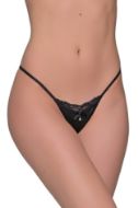 Εικόνα της Milena by Paris Γυναικείο Sexy String Μαύρο 006858