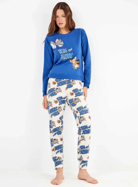 Εικόνα της Gisela Ρουά Εμπριμέ Γυναικεία Πιτζάμα Tom & Jerry.