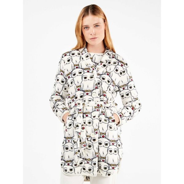 Εικόνα της Gisela Χειμερινή Γυναικεία Ζακέτα Πιτζάμας Εκρού 2/20357