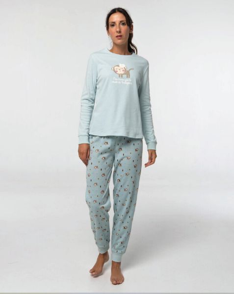 Εικόνα της Little Unicorn Φούτερ Γυναικεία Πιτζάμα Μέντα.