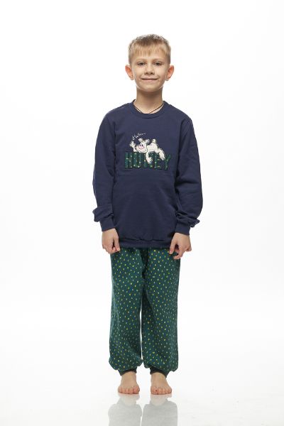 Εικόνα της Galaxy Παιδική Πιτζάμα Βαμβακερή Μπλε 106-25