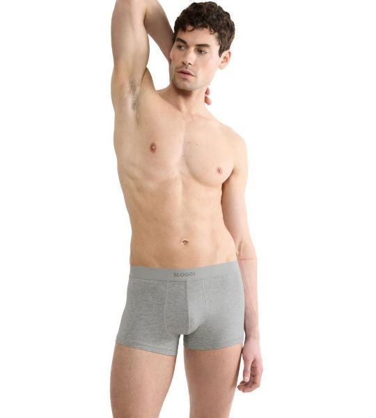 Εικόνα της Sloggi Ever Ease Hipster Ανδρικά Μποξεράκια Γκρι Μελανζέ 2Pack 10222379-M034