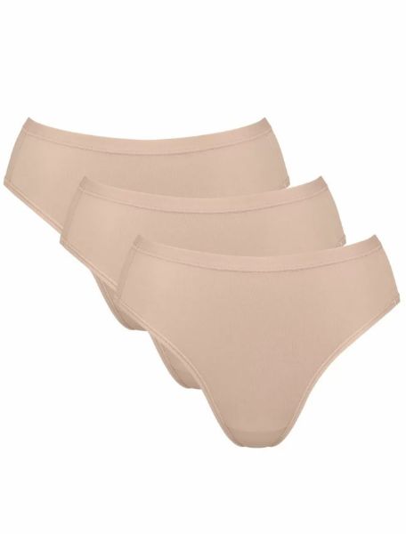 Εικόνα της 3Pack Sloggi Go Daily Cotton Μπεζ Βαμβακερά Slip.