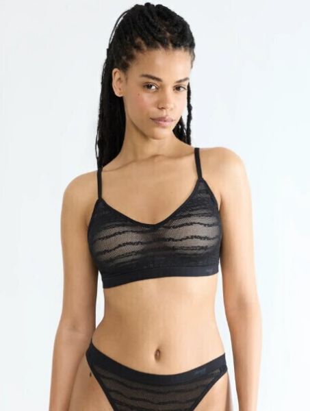 Εικόνα της Sloggi Μαύρο Σουτιέν Push Up χωρίς Μπανέλες 10224701-0004