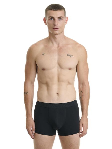 Εικόνα της Walk Ανδρικά Μποξεράκια Μαύρο 2Pack W1761-1-0202