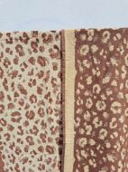 Εικόνα της Noidinotte Βαμβακερή Μπεζ Λεοπάρ Πετσέτα Θαλάσσης  170X90.