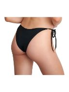 Εικόνα της Blu4u Μαύρο Bikini Slip Δετό.