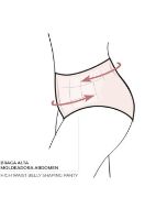 Εικόνα της Ysabel Mora Μπλε Midi Shaping Bikini Slip.