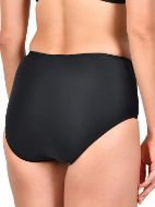 Εικόνα της Naturana Μαύρο γυναικείο σλιπ μαγιό κλασικό ψηλοκάβαλο.