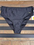 Εικόνα της Naturana μαύρο ψηλόμεσο σλιπ μαγιό.