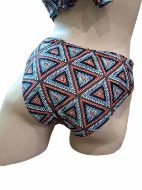 Εικόνα της Apple Μαγίο Slip Tai Καφέ Με Γεωμετρικά Σχέδια.