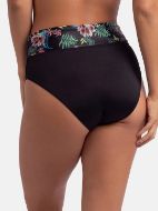 Εικόνα της Dorina Mandika Μαύρο Bikini Slip Ψηλόμεσο Με Φάσα.