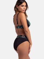 Εικόνα της Dorina Mandika Μαύρο Bikini Slip Ψηλόμεσο Με Φάσα.