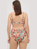 Εικόνα της Ysabel Mora Κοραλί Εμπριμέ Μαγιό Midi.