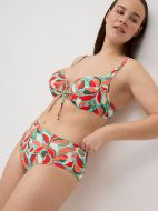 Εικόνα της Ysabel Mora Κοραλί Εμπριμέ Μαγιό Midi.