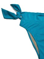 Εικόνα της Apple Aqua Shiny Slip High Waist Drape With Hoop.