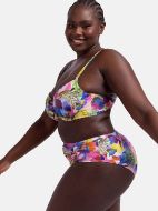 Εικόνα της Dorina Miquela Ραφ Φροράλ Bikini Top Με Μπανέλες.