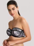 Εικόνα της Panache swim snake print μαγίο top με μπανέλες & ελαφριά επένδυση.