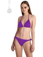 Εικόνα της Blu4u Λιλά Δετό Τρίγωνο Bikini Top.