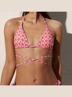 Εικόνα της Ysabel Mora Σουτιέν Μαγιό Γυναικείο Υφασμάτινο Regular Fit 82444 Pink Ροζ 82444