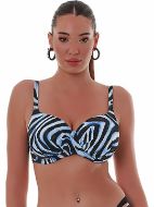 Εικόνα της Bluepoint Bikini Top Μαύρο-γαλάζιο 25066044F-25