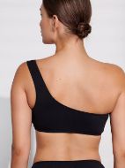 Εικόνα της Bilitis μαύρο μαγίο μπουστάκι ένας ώμος με τρουκς.