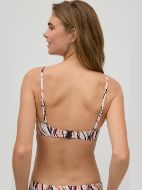 Εικόνα της Ysabel Mora Εκρού Εμπριμέ Bikini Top.