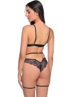 Εικόνα της Milena by Paris Μαύρο Γυναικείο Bralette Σουτιέν 010185