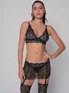 Εικόνα της Milena Bralette Μαύρο Με Δαντέλα.